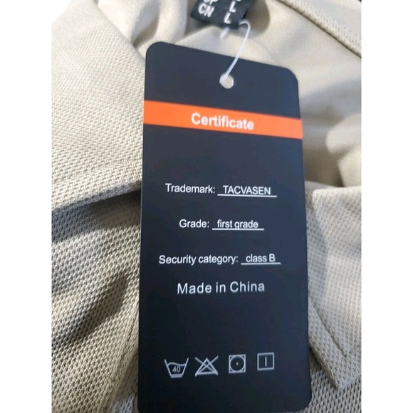 Tacvasen Tactical Med Men's 3-Button Tan Long Sleeve Outdoor Sports Shirt - Picture 10 of 11